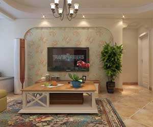 河北國際商會(huì)廣場美式風(fēng)格裝修效果圖