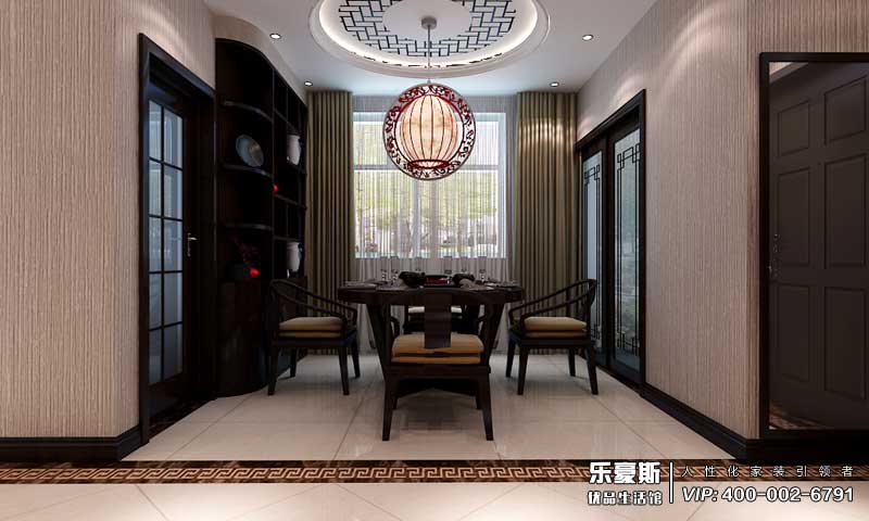 學(xué)府名城新中式風(fēng)格裝修效果圖