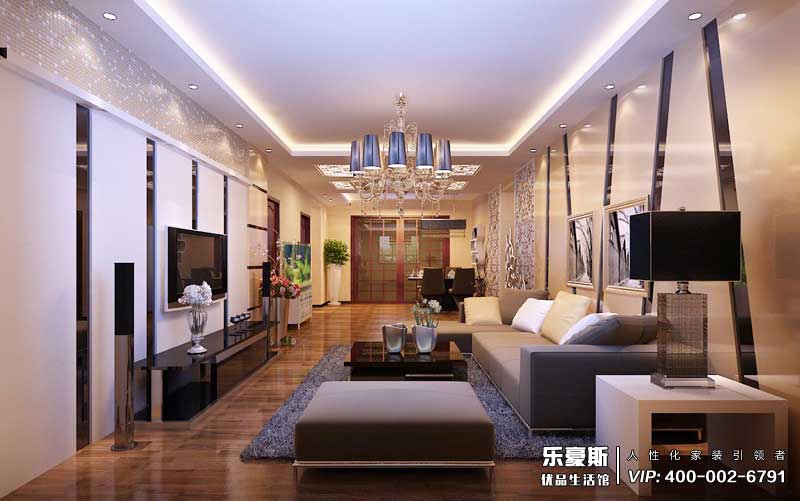 天山國(guó)賓一號(hào)現(xiàn)代風(fēng)格裝修效果圖