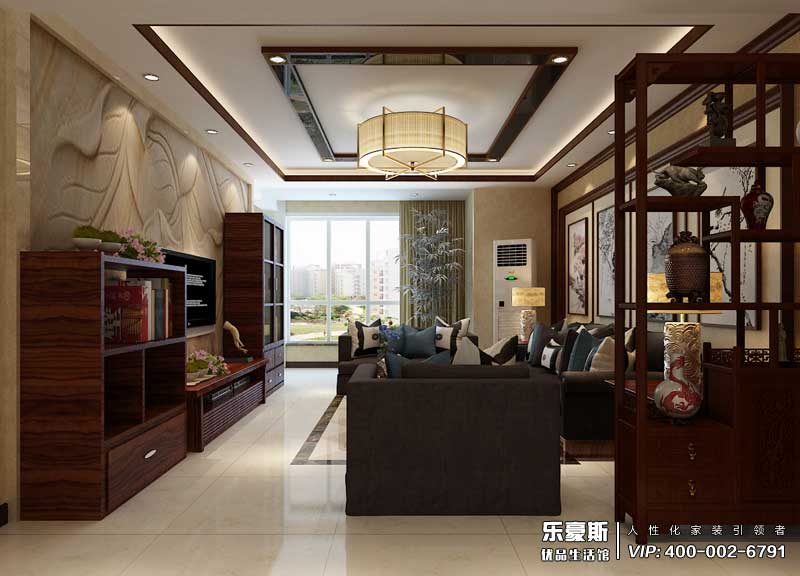 林蔭大院中式風(fēng)格裝修設(shè)計(jì)