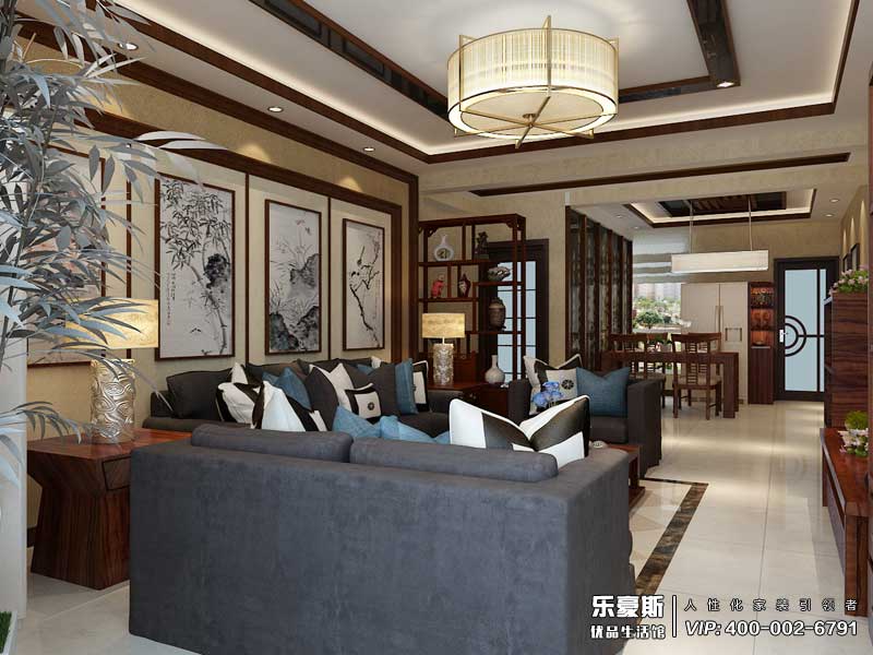 林蔭大院中式風(fēng)格裝修設(shè)計(jì)