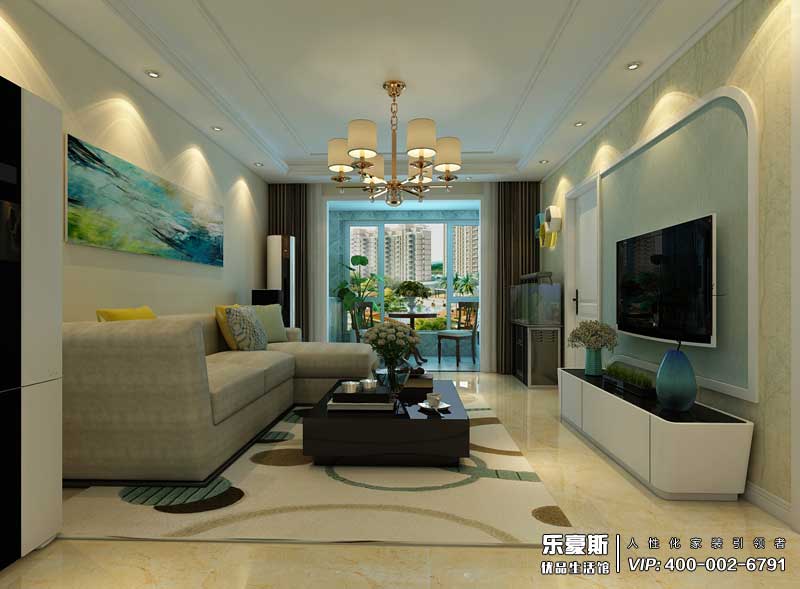 九龍灣現(xiàn)代簡約風(fēng)格裝修效果圖