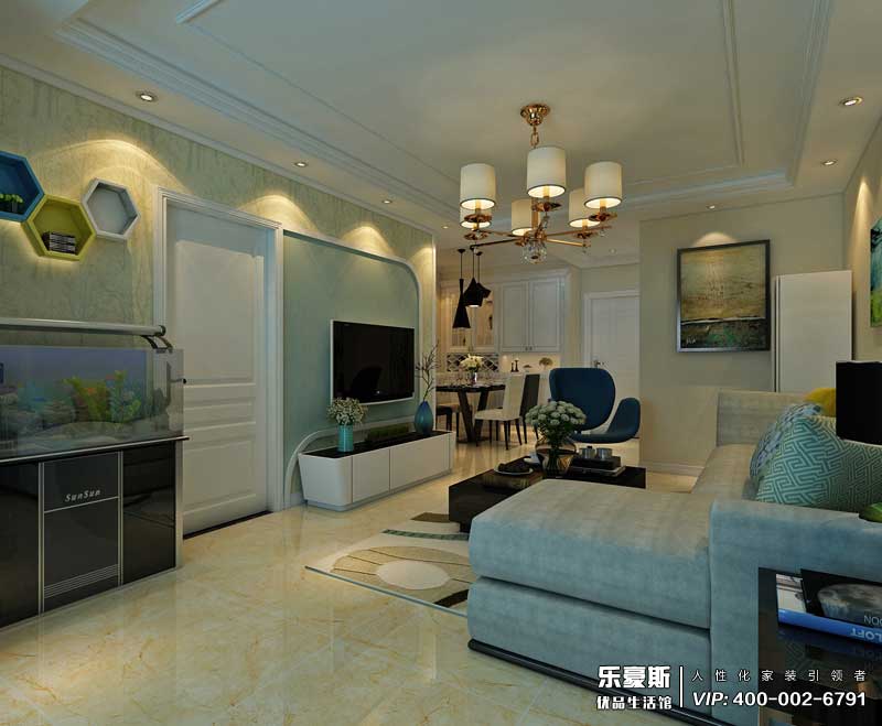 九龍灣現(xiàn)代簡約風(fēng)格裝修效果圖