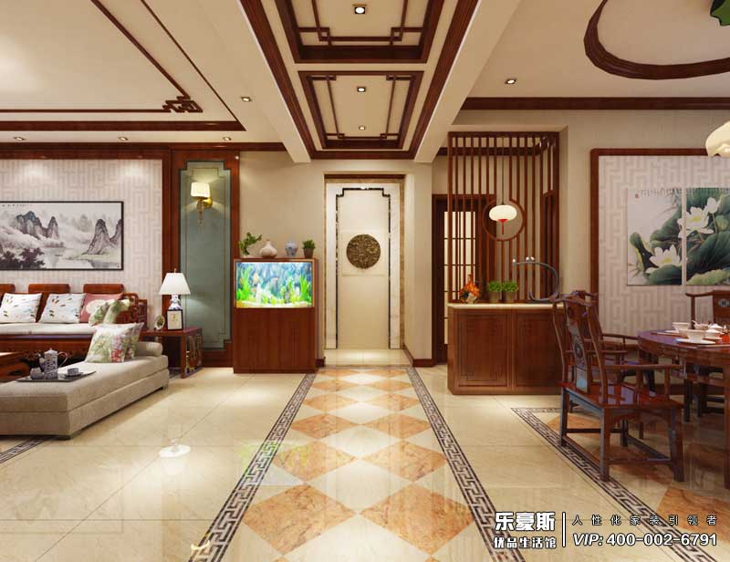 阿爾卡地亞榮盛城簡(jiǎn)中風(fēng)格裝修效果圖