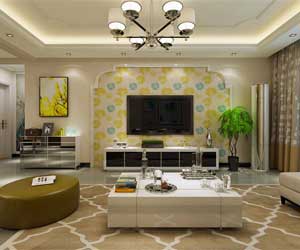 石家莊星湖國(guó)際花園簡(jiǎn)歐風(fēng)格裝修效果圖