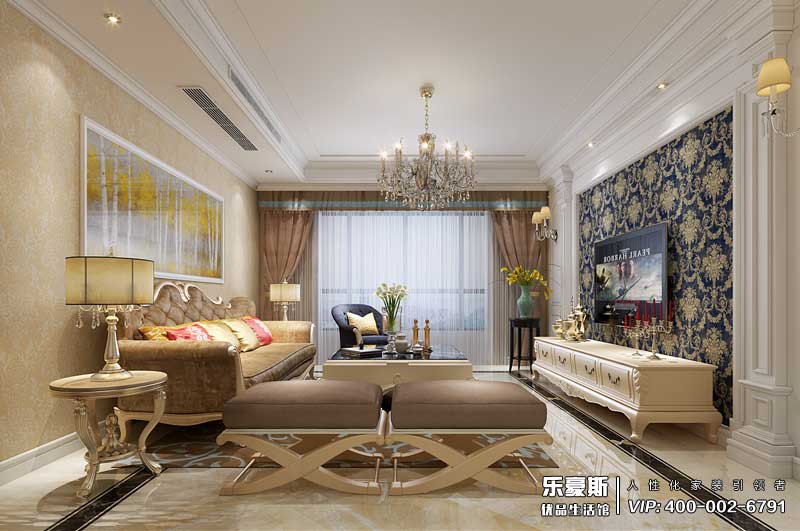 石家莊陽光里歐式風(fēng)格裝修效果圖