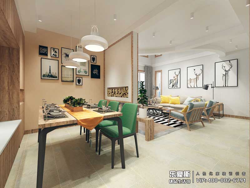 聯(lián)邦名都混搭風(fēng)格裝修效果圖