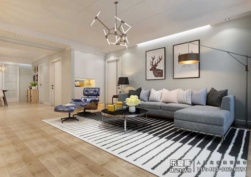 藍山國際北歐風格裝修效果圖