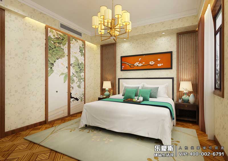 碧桂園208平米新中式風(fēng)格裝修效果圖