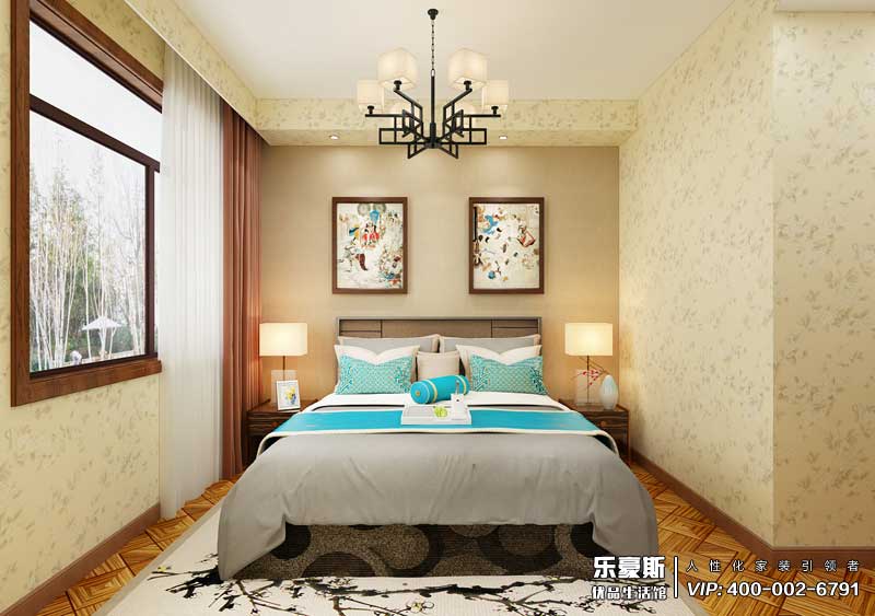 碧桂園208平米新中式風(fēng)格裝修效果圖