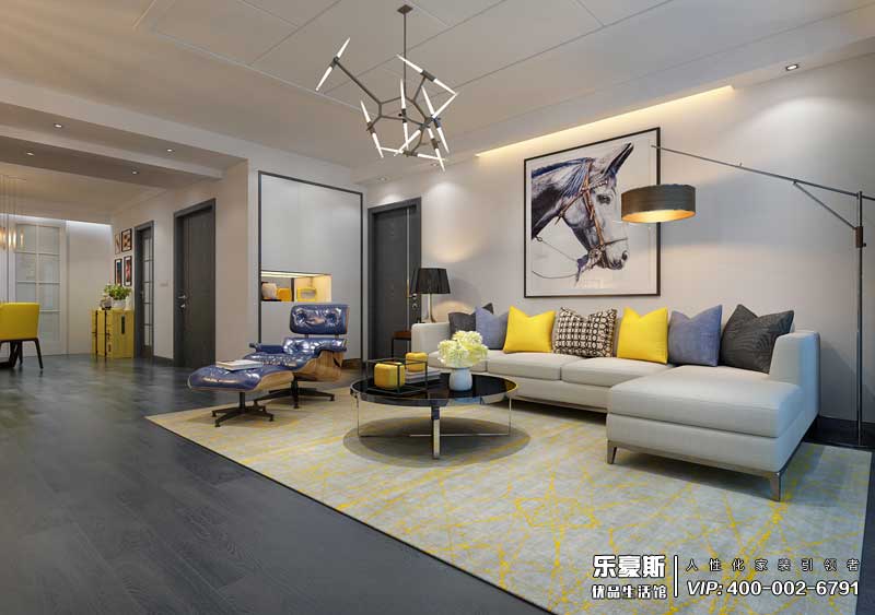 世紀(jì)公館北歐風(fēng)格裝修效果圖