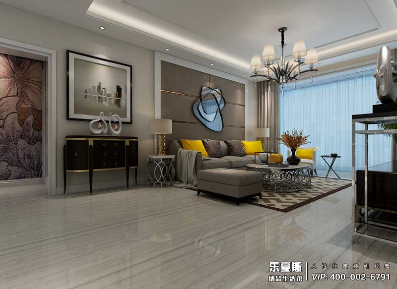 龍溪城現(xiàn)代簡(jiǎn)約風(fēng)格裝修效果圖