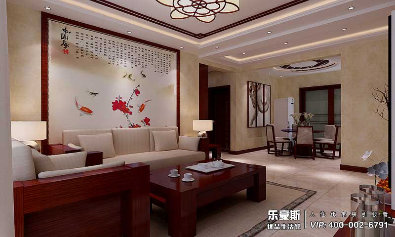 鉑宮時代中式風格裝修效果圖