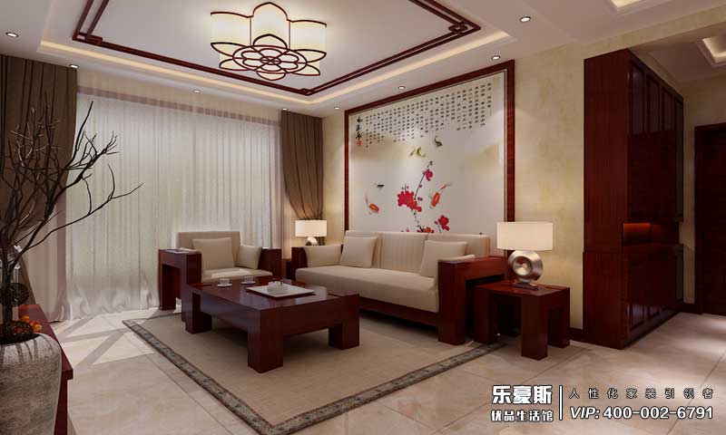 鉑宮時代中式風格裝修效果圖