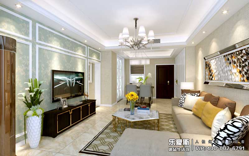 潤德天悅城現(xiàn)代簡(jiǎn)約風(fēng)格裝修效果圖