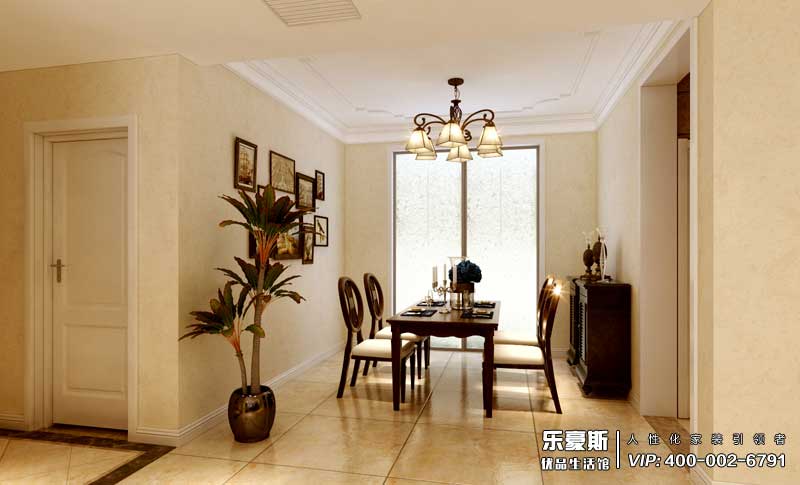 赫石府三室兩廳美式簡(jiǎn)約風(fēng)格裝修效果圖