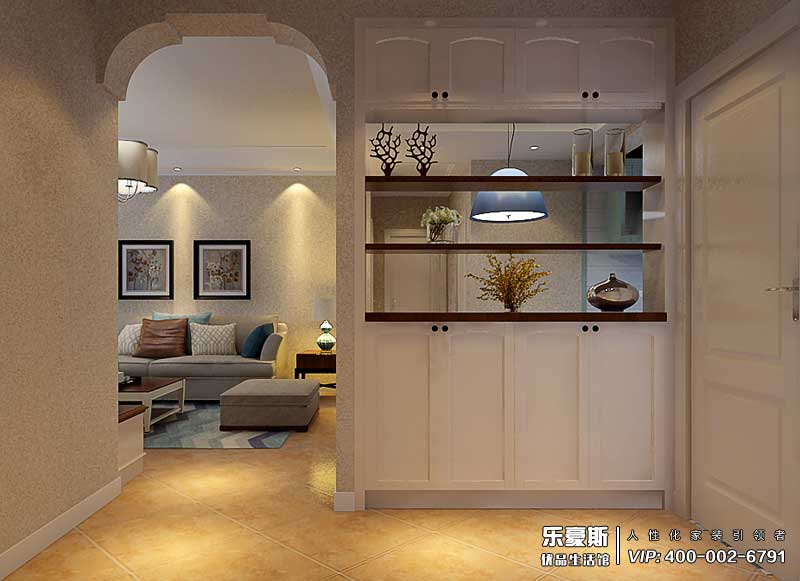 旅投福美十號院三室兩廳簡歐風(fēng)格裝修效果圖