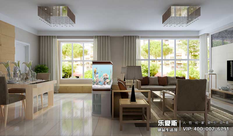 雍雅錦江花苑北歐風(fēng)格裝修效果圖