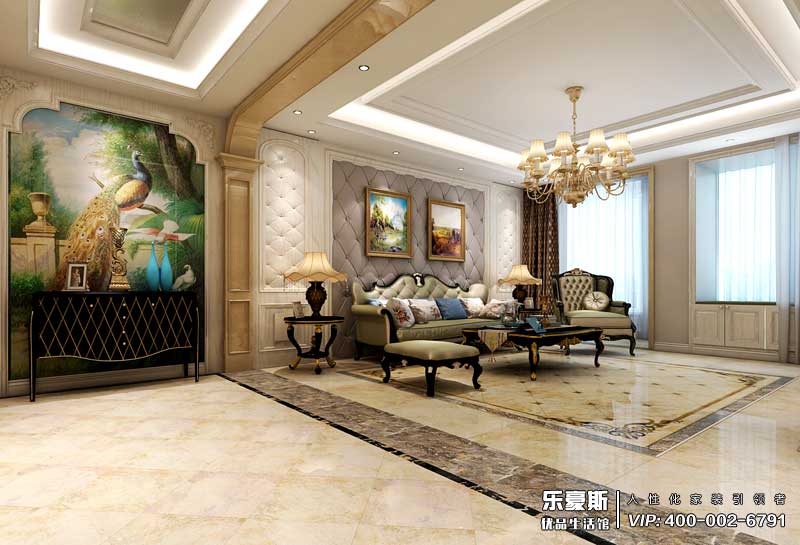 御河上院223平米歐式風格裝修效果圖