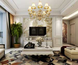 石家莊林蔭大院簡(jiǎn)歐風(fēng)格裝修效果圖