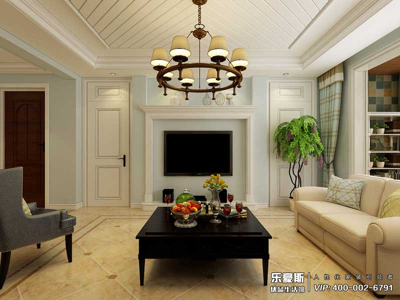 瀚唐三期美式風格裝修效果圖