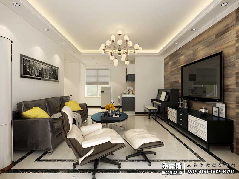 樂嘉名苑227平米躍層裝修效果圖