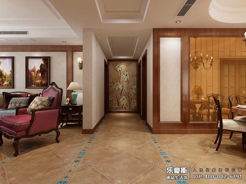 瀚唐三期美式風格裝修效果圖