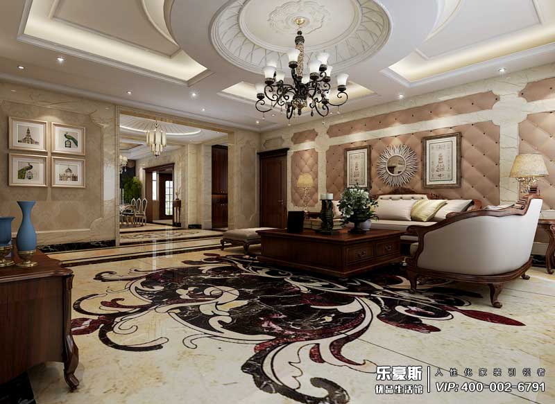 天山九峯175平米港式風(fēng)格裝修效果圖