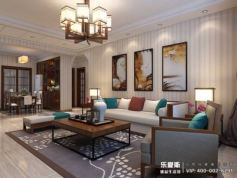 想象國際新中式風(fēng)格裝修效果圖