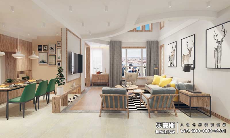 卓達(dá)明郡240平米復(fù)式裝修效果圖