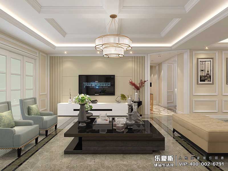 想象國(guó)際四室兩廳裝修效果圖