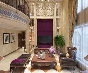 天山世界之門loft裝修效果圖，美式風(fēng)格的自由爛漫