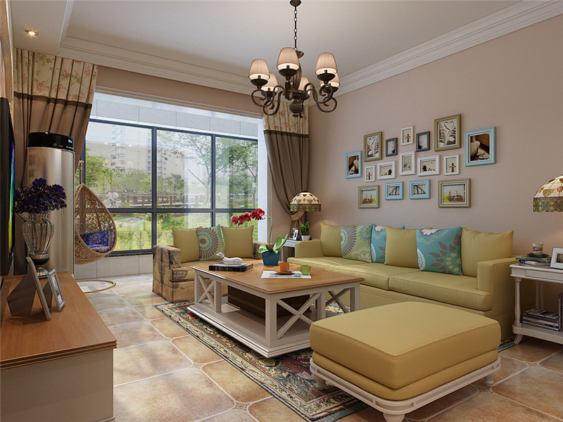 盛邦大都會(huì)/田園風(fēng)格/96㎡