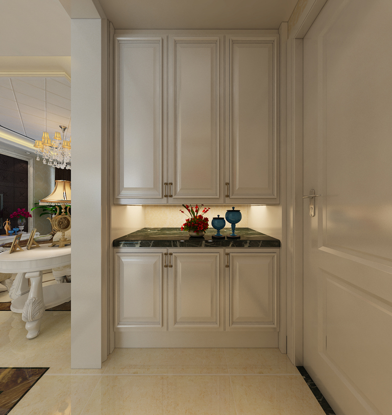 盛邦二期139平米三室兩廳簡歐風格