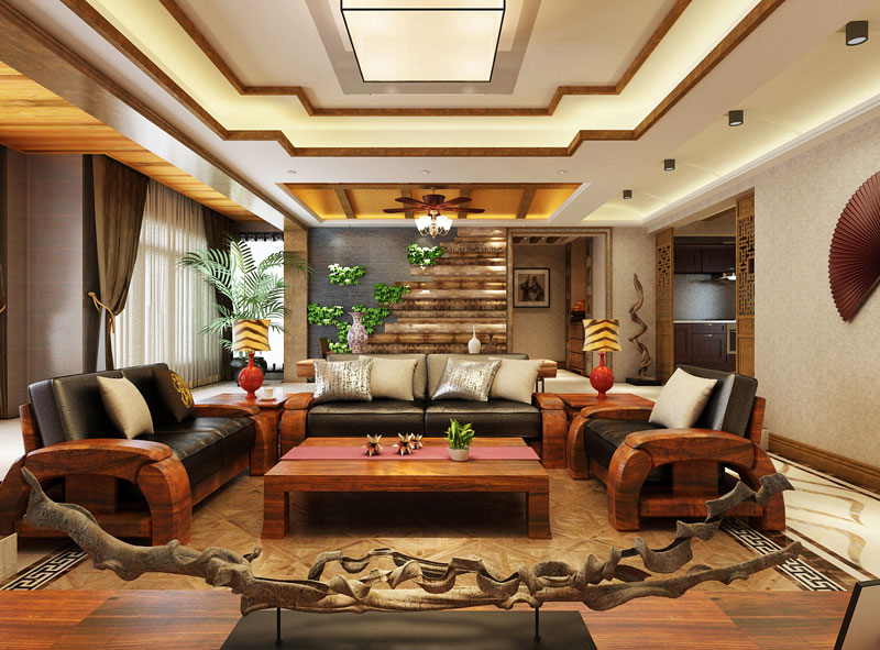 七十九號院小區(qū)148平米三室兩廳新中風格