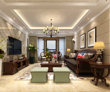 正定墅洋居禮245平米三室兩廳四衛(wèi)歐式風(fēng)格