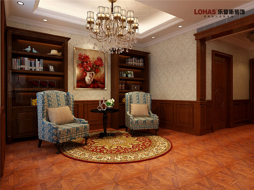 陽(yáng)光東尚400平米美式裝修