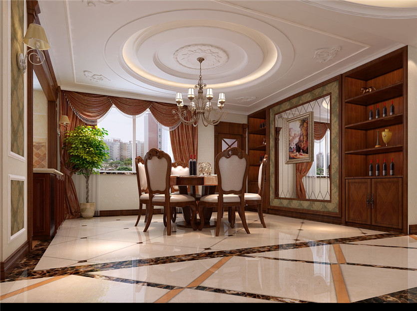 盛邦大都會(huì)/218平米/歐式風(fēng)