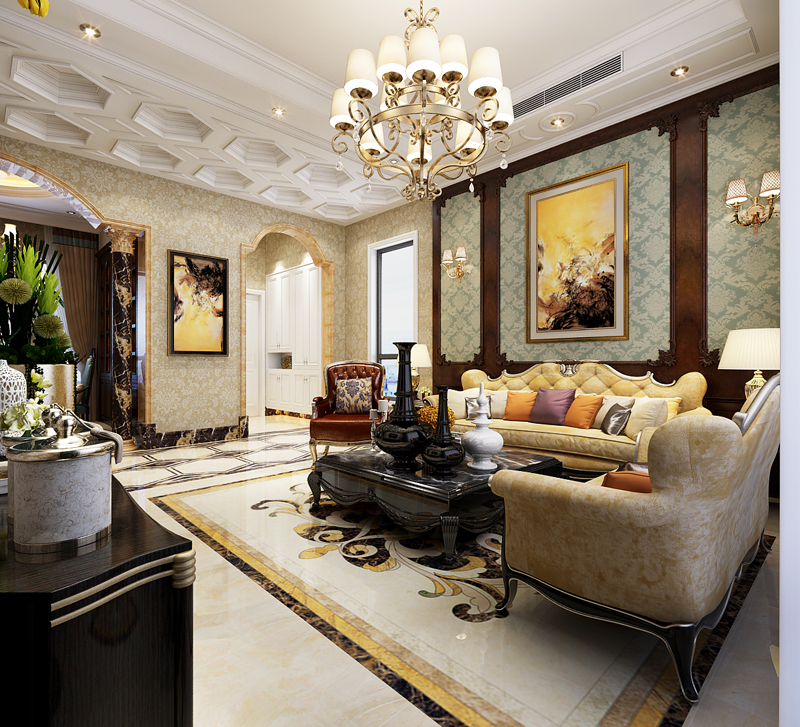 碧桂園/240平米別墅/美式新古典