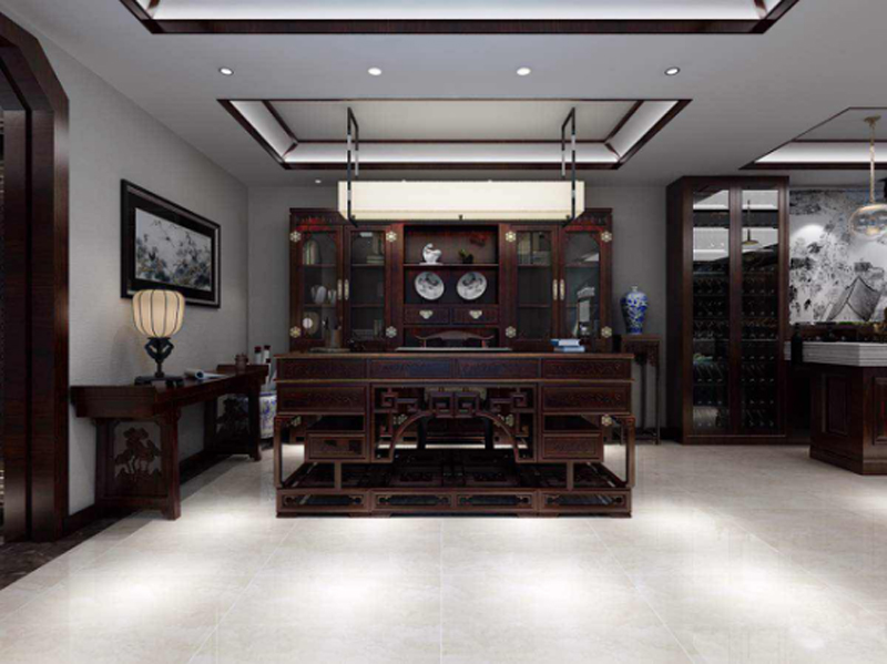 原河名墅400平米別墅新中式風(fēng)格