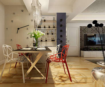 上東花園三室兩廳139㎡現(xiàn)代風(fēng)格