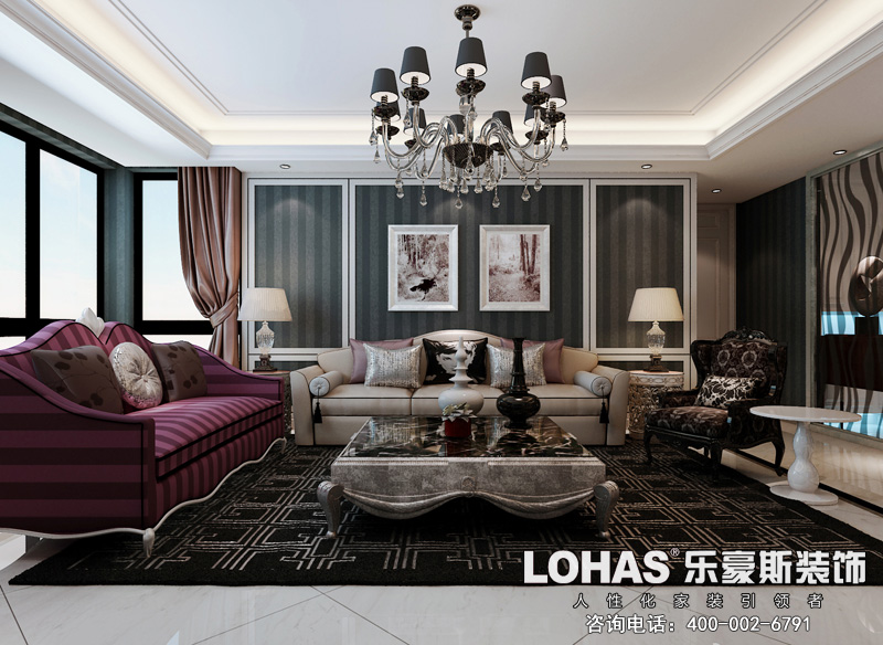 眾美廊橋四季/120平米?現(xiàn)代后奢