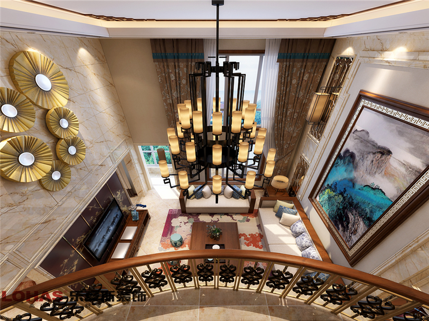 鑫界王府新中式裝修效果圖