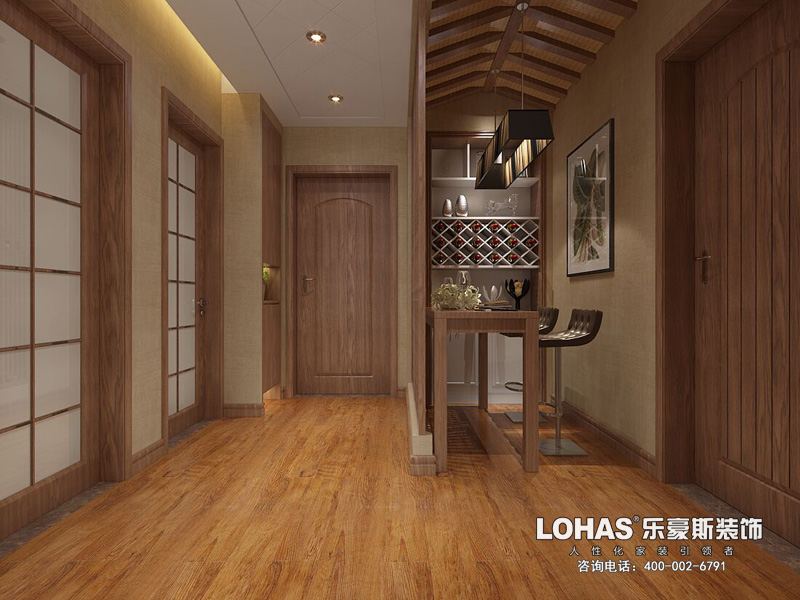 拉菲小鎮(zhèn)89平米兩室兩廳一衛(wèi)東南亞風(fēng)格