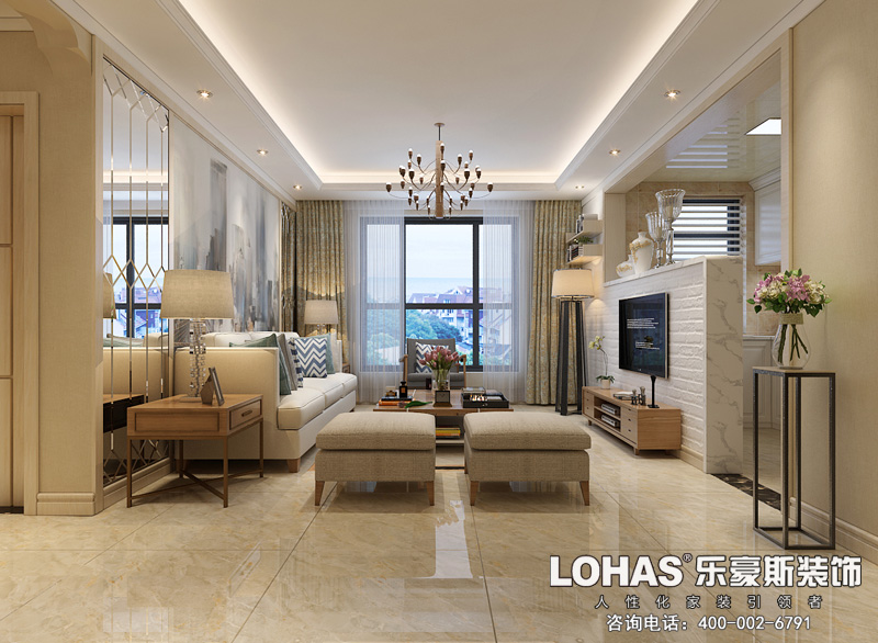 上和原著110二室一廳一衛(wèi)簡(jiǎn)約風(fēng)格