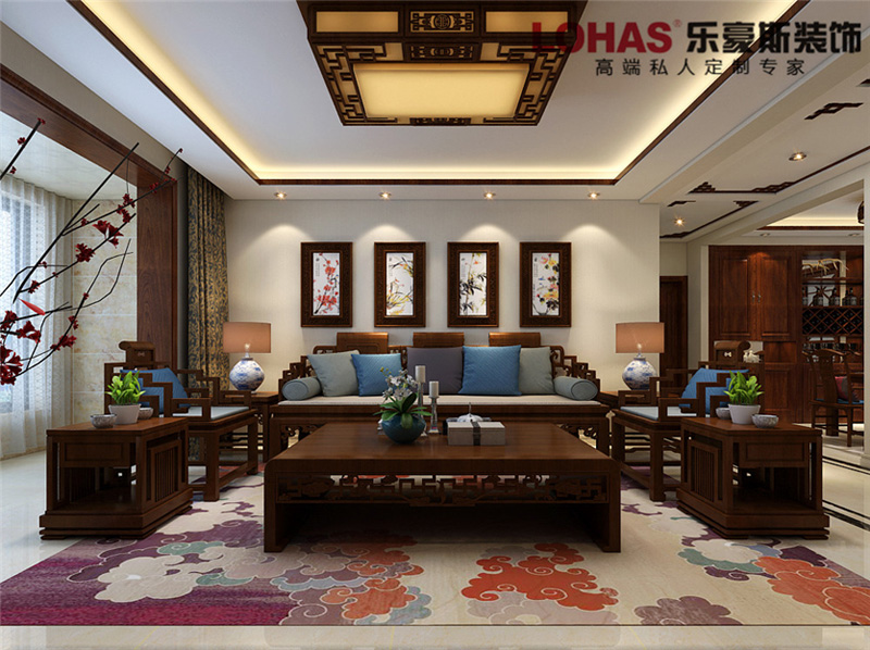 上河原著新中式裝修效果圖