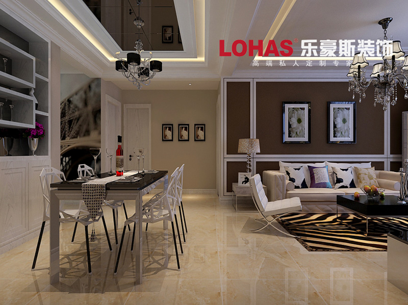 豐澤福苑130平米三居現(xiàn)代裝修效果圖