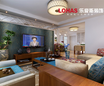 泰豐觀湖92平兩室兩廳現(xiàn)代簡約裝修效果圖