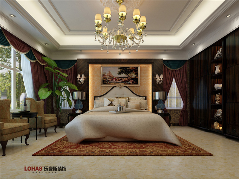 原河名墅400平別墅裝修案例效果圖