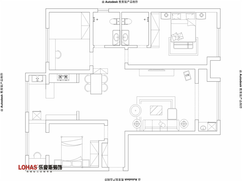 長(zhǎng)九中心127平簡(jiǎn)約風(fēng)格裝修效果圖
